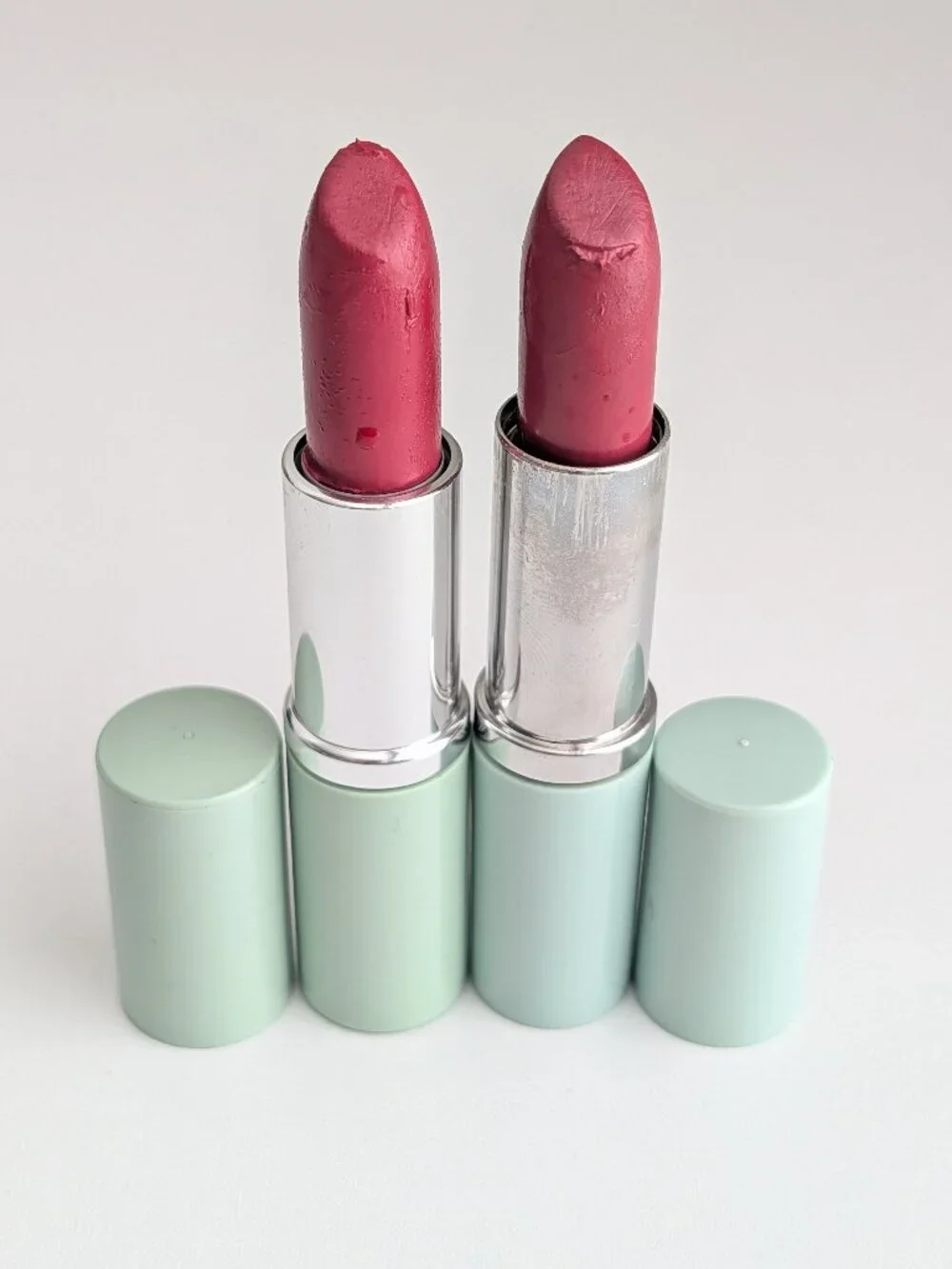 CLINIQUE LIPSTICK Semi Lipstick Rhubarb POPPY Discontinued Lot of 2 Preowned